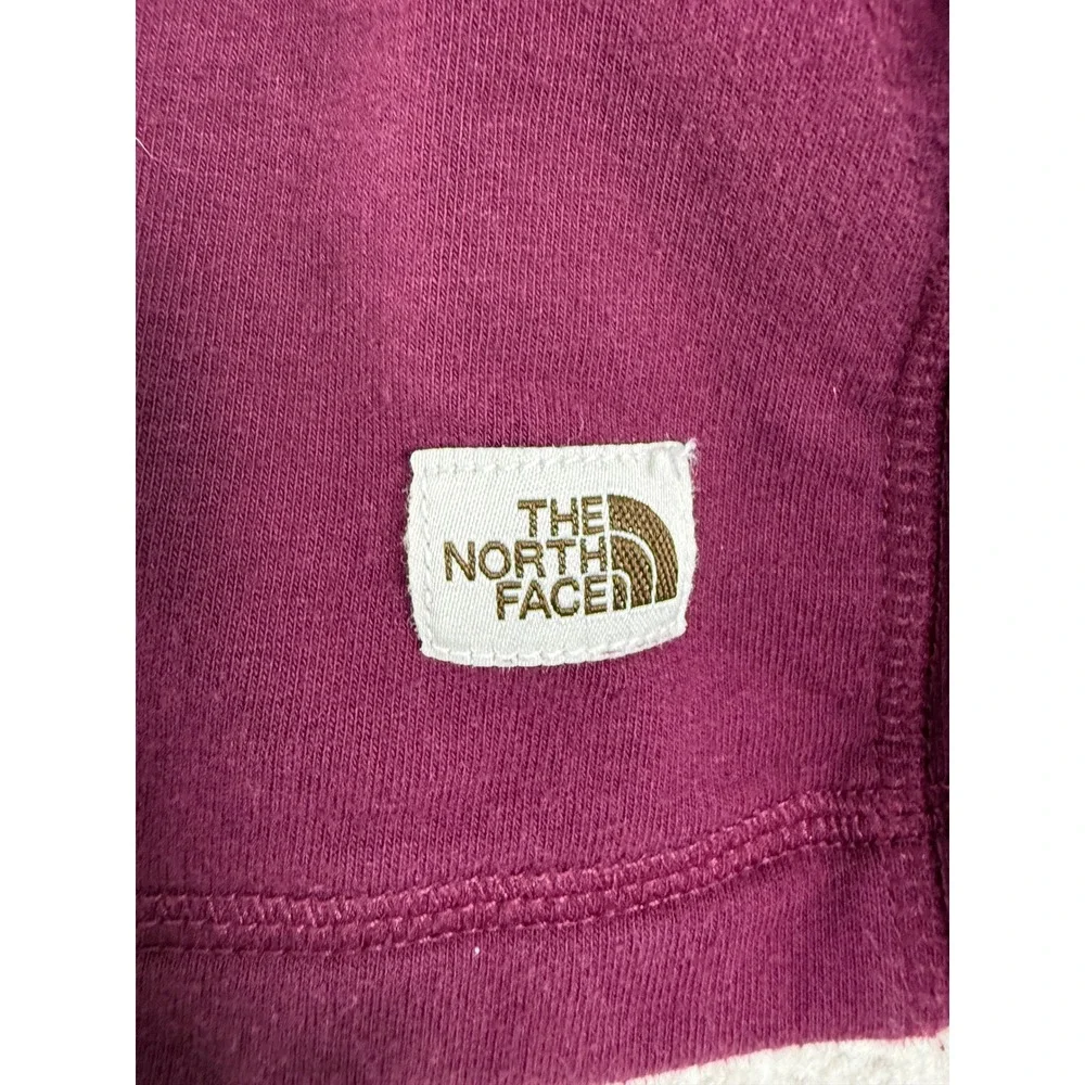 The North Face Size M Pullover Active Outdoors Hoodie Maroon Long Sleeve‎ Mens